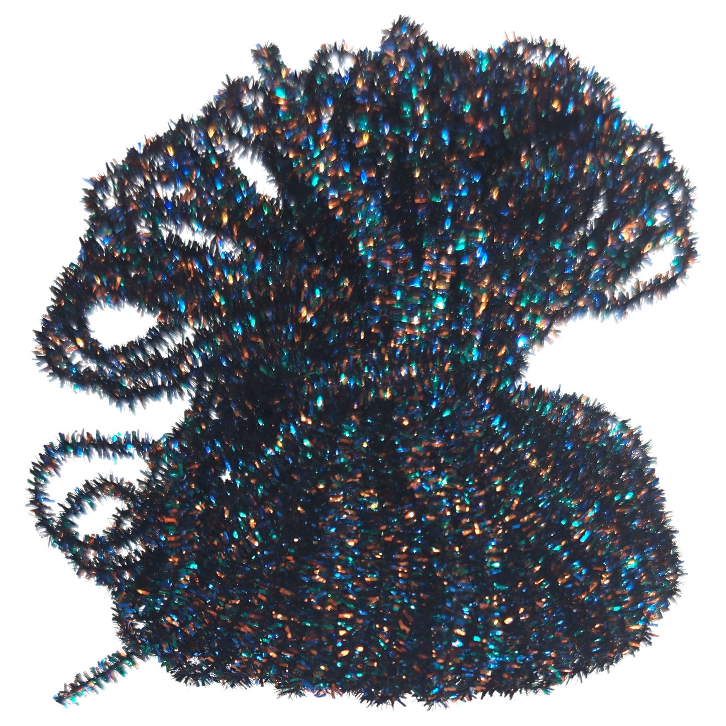 Synthetic Peacock Herl 1mm Micro Blue