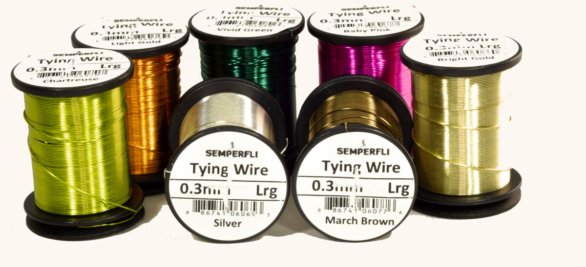 Semperfli Fly Tying Wire - 4 Sizes - Many Colors