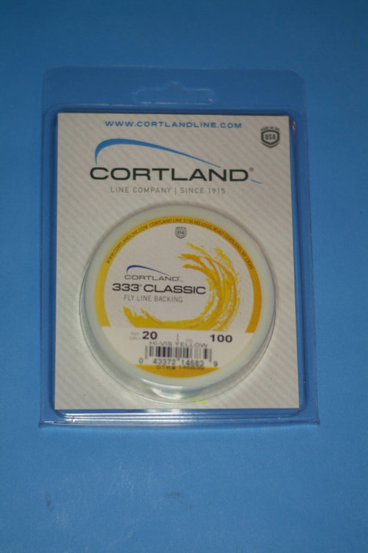 CORTLAND 333 Classic Fly Line Backing - 20 Lb - 100 Yards