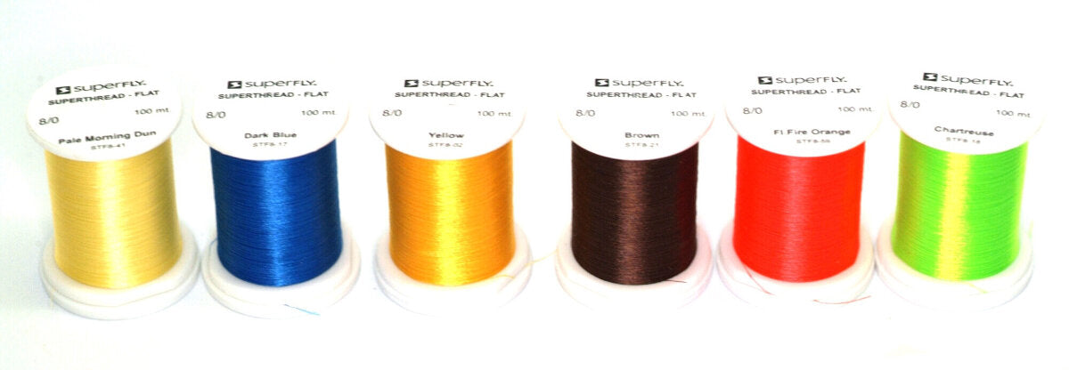 Perfect Hatch Flat - Combo Pack - 18 Colors - Boxed - Fly Tying Thread