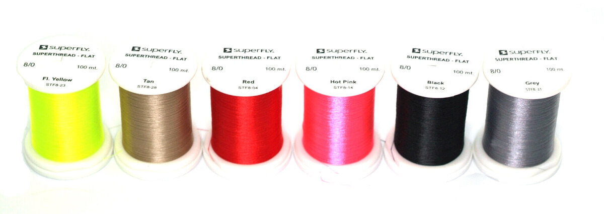 Perfect Hatch Flat - Combo Pack - 18 Colors - Boxed - Fly Tying Thread