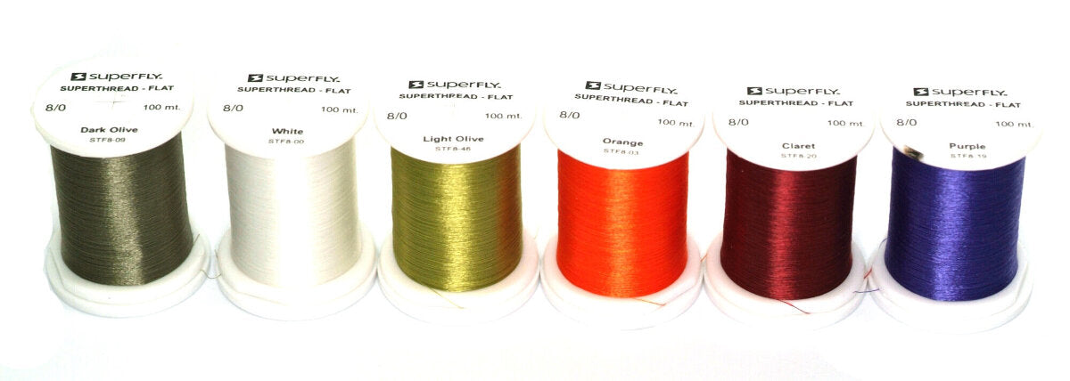 Perfect Hatch Flat - Combo Pack - 18 Colors - Boxed - Fly Tying Thread