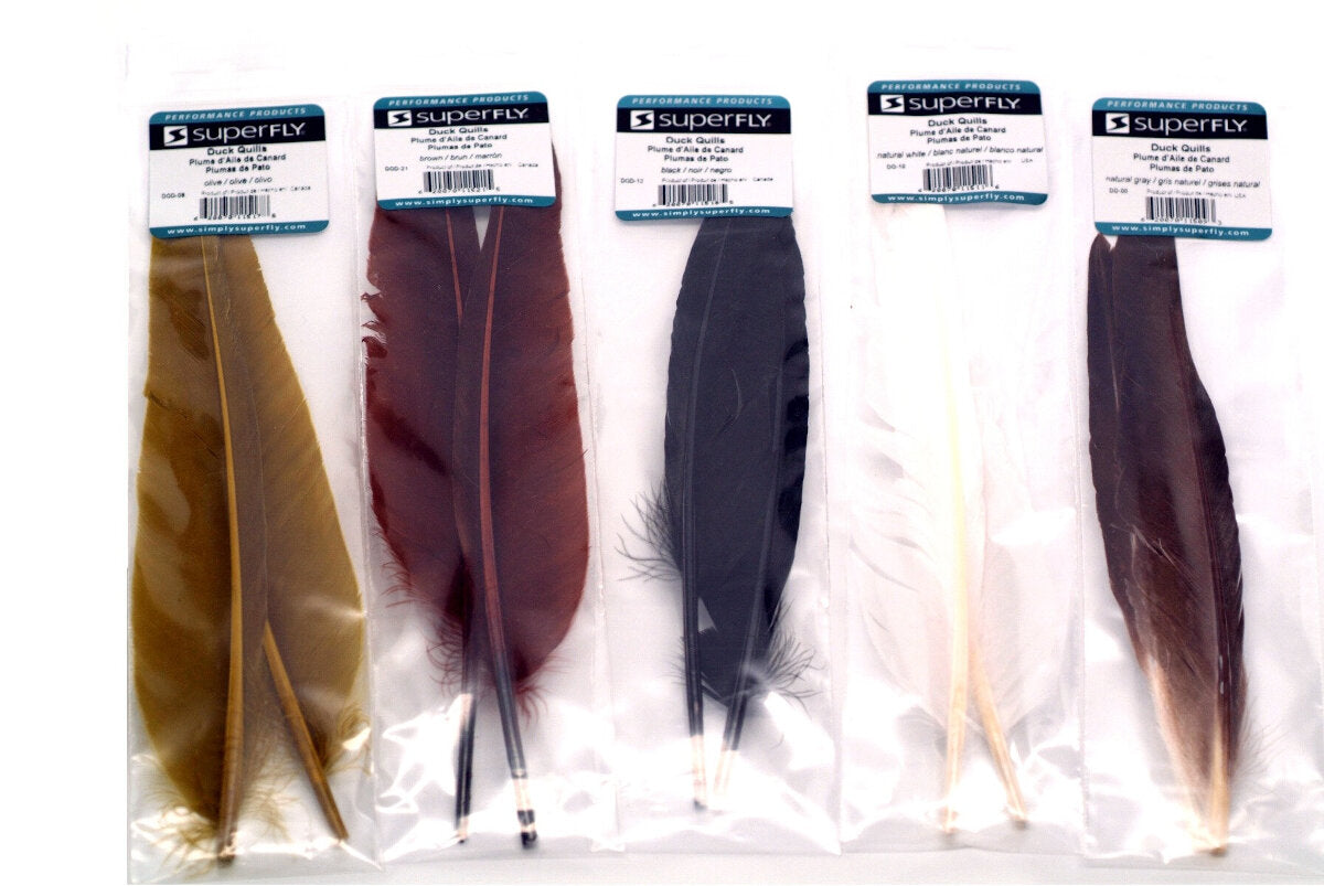 Perfect Hatch or Superfly Duck Quills - Fly Tying -