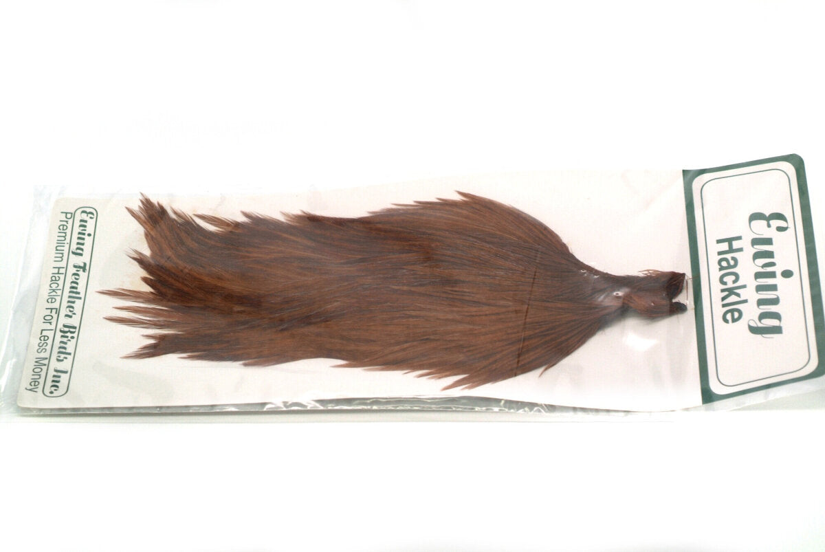 Ewing Commercial Rooster Neck - Natural Brown - Fly Tying - # 101