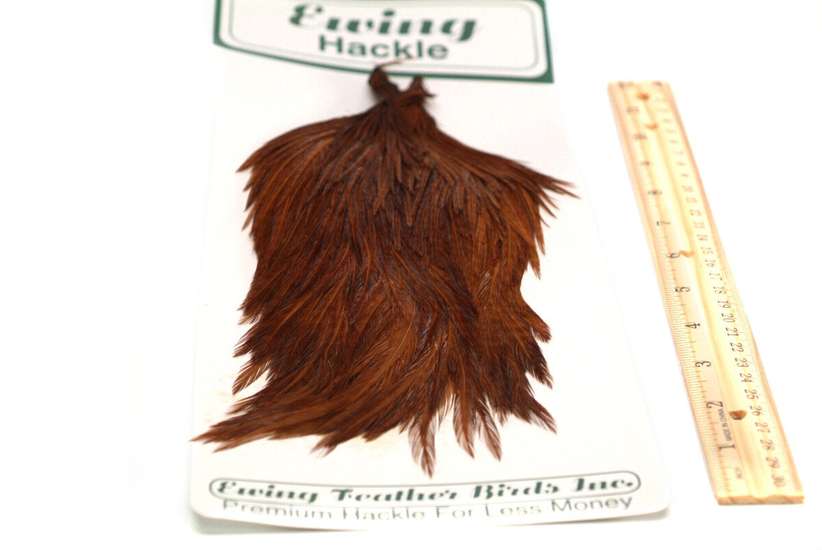 Ewing Commercial Rooster Neck - Natural Brown - Fly Tying - # 101