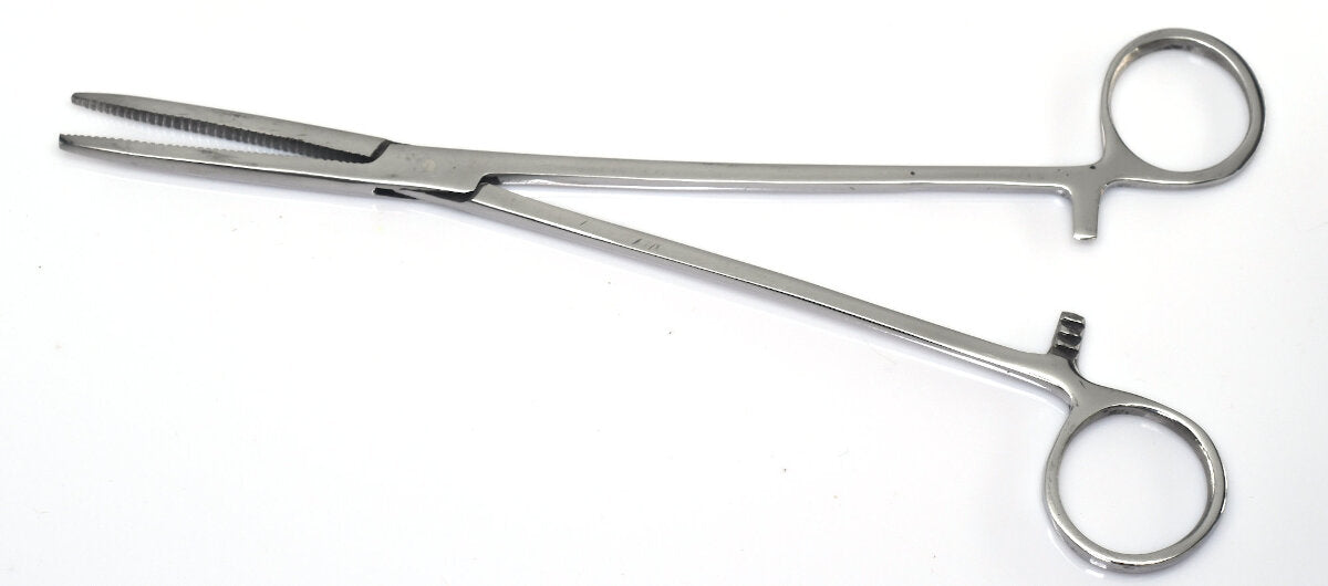 Fly Tying Forceps - 8" length - Straight Jaws