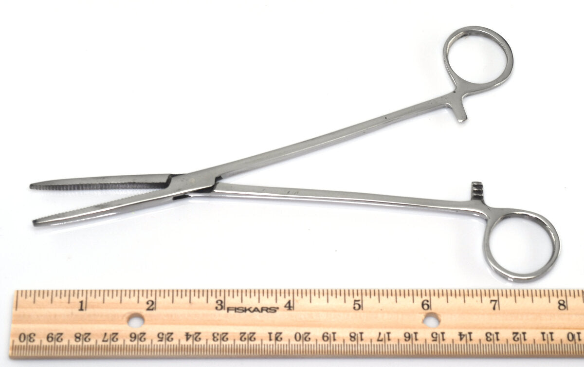 Fly Tying Forceps - 8" length - Straight Jaws