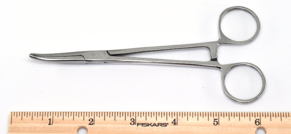 Fly Tying Forceps - 6" Curved Jaws