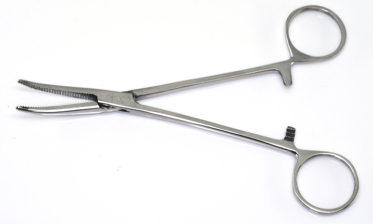 Fly Tying Forceps - 6" Curved Jaws