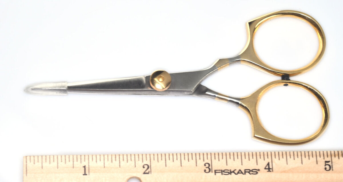 Razor Edge Fly Tying Scissor - Hair and Synthetics - 5" Adjustable Tension - Straight blade