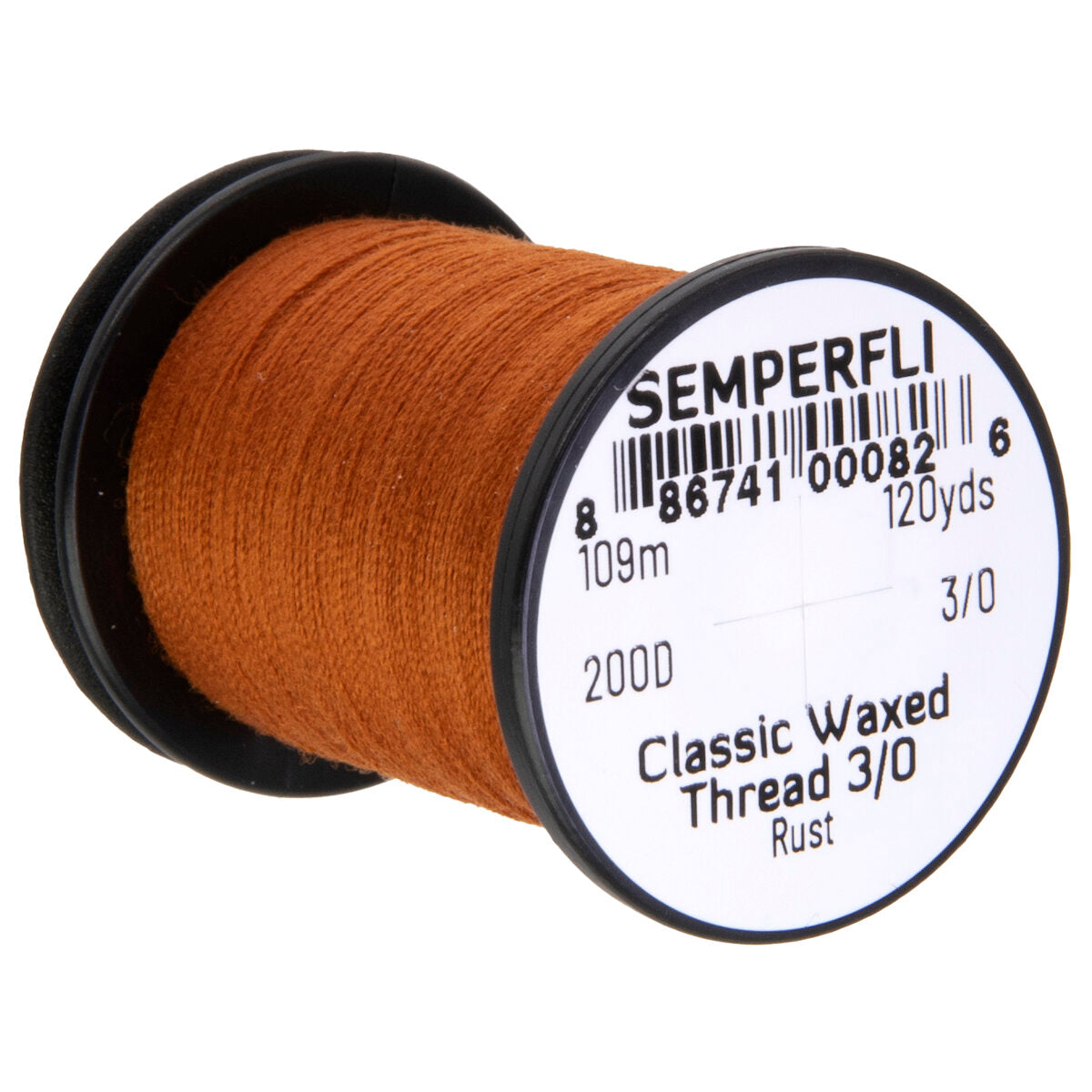 SemperFli Classic Waxed Thread 3/0, many colors