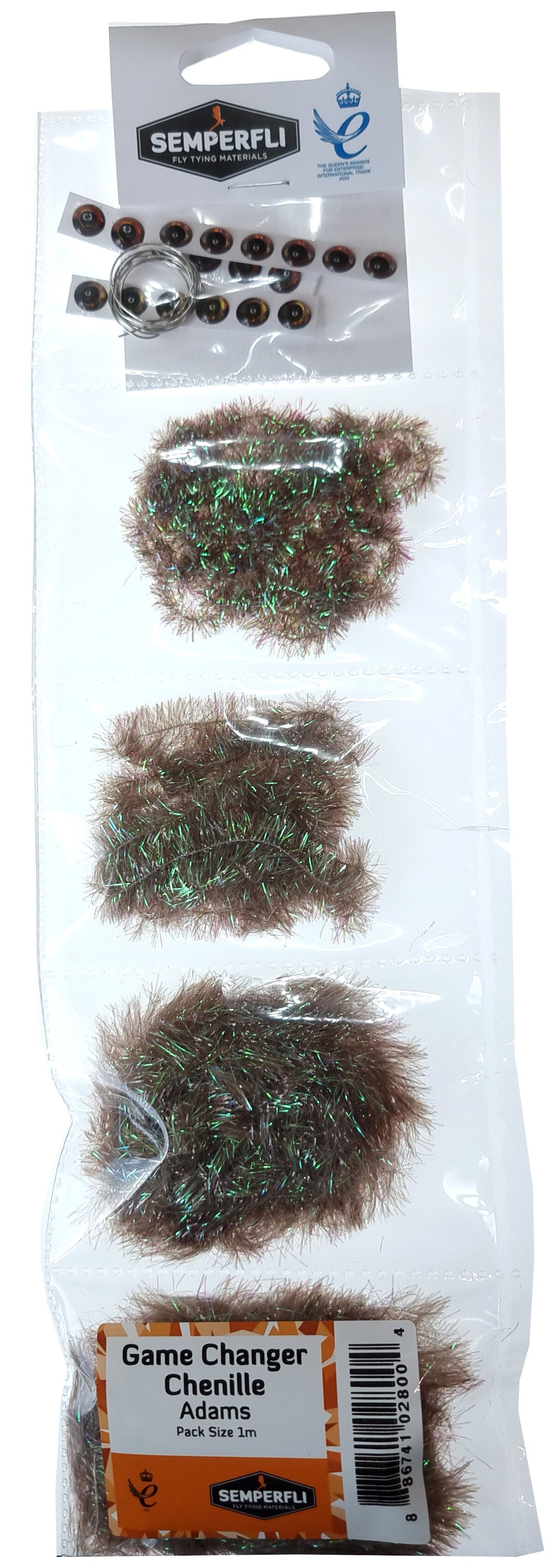 SemperFli Game Changer Chenille kit - Tapered Chenille and Eyes for the Game Changer