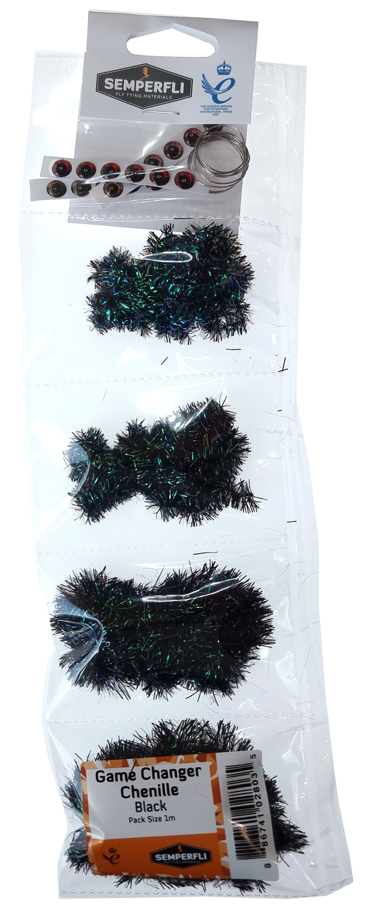 SemperFli Game Changer Chenille kit - Tapered Chenille and Eyes for the Game Changer