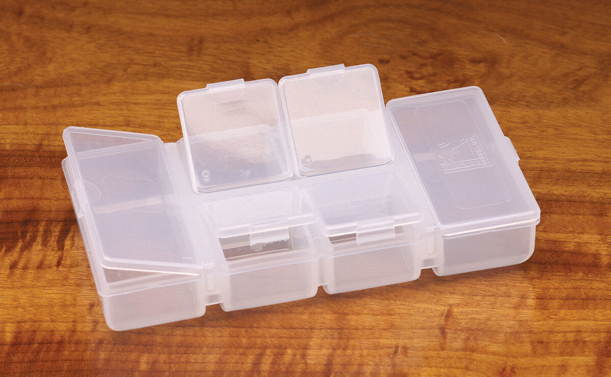 Flip Cap 4 Small 2 Long Compartment Box