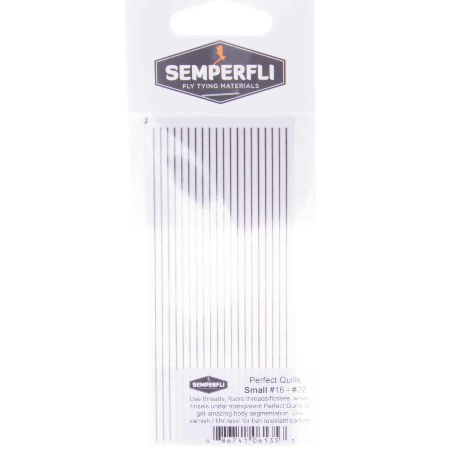 Semperfli Perfect Quill - 20 strips 10 cm (about 4 in) long