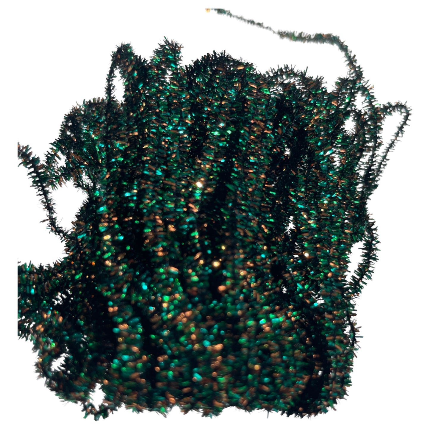 Synthetic Peacock Herl 2mm Extra Small Green Peacock
