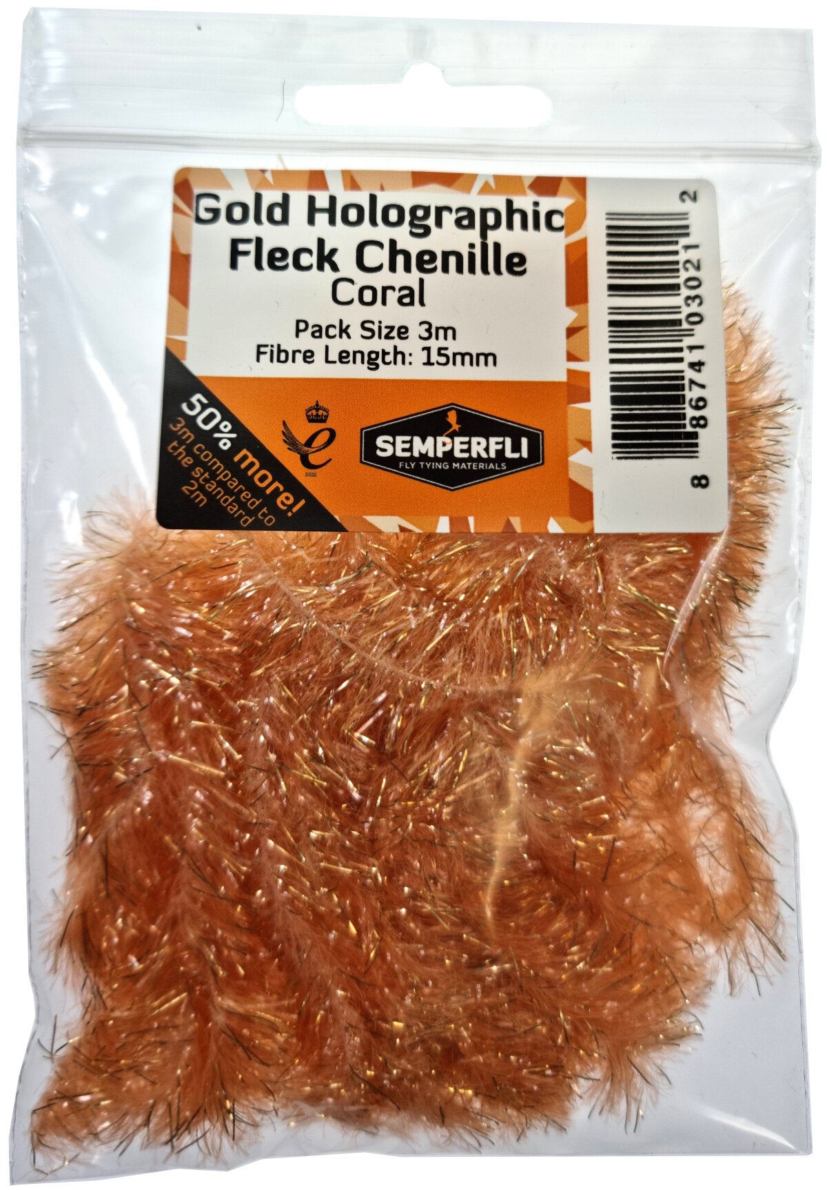 SemperFli Gold Holographic Fleck Chenille