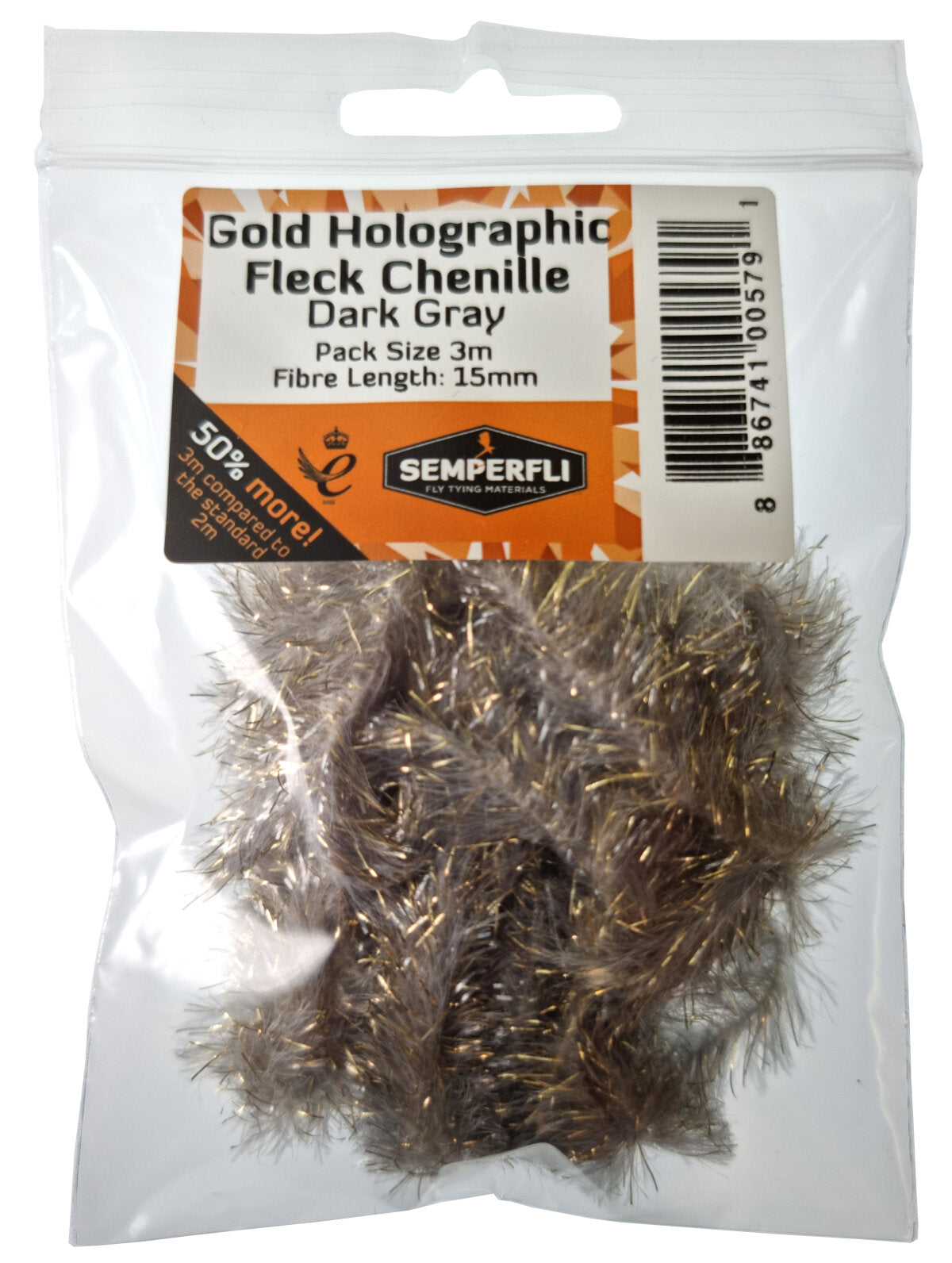 SemperFli Gold Holographic Fleck Chenille