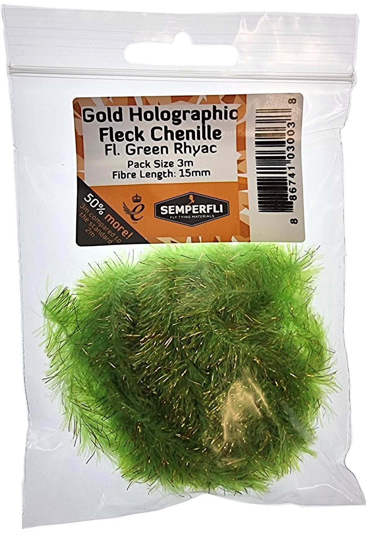 SemperFli Gold Holographic Fleck Chenille