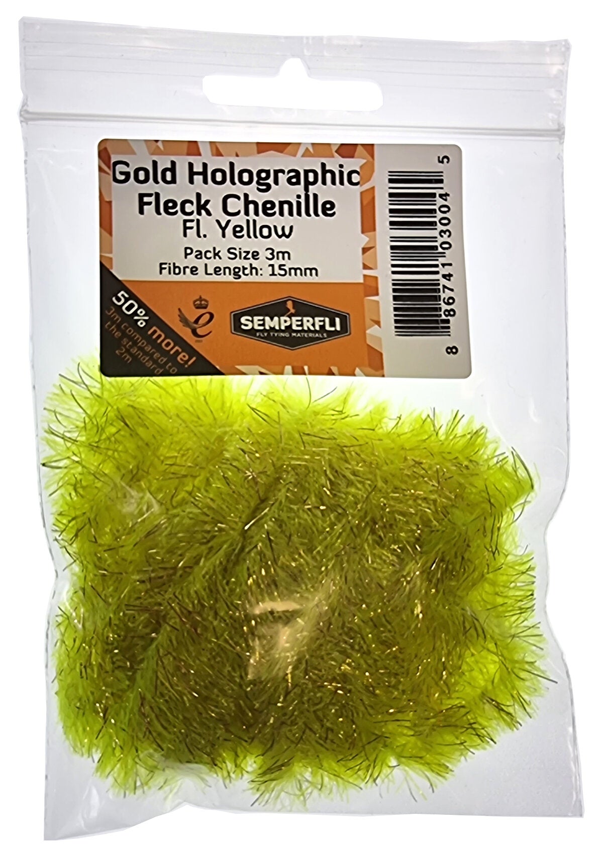 SemperFli Gold Holographic Fleck Chenille