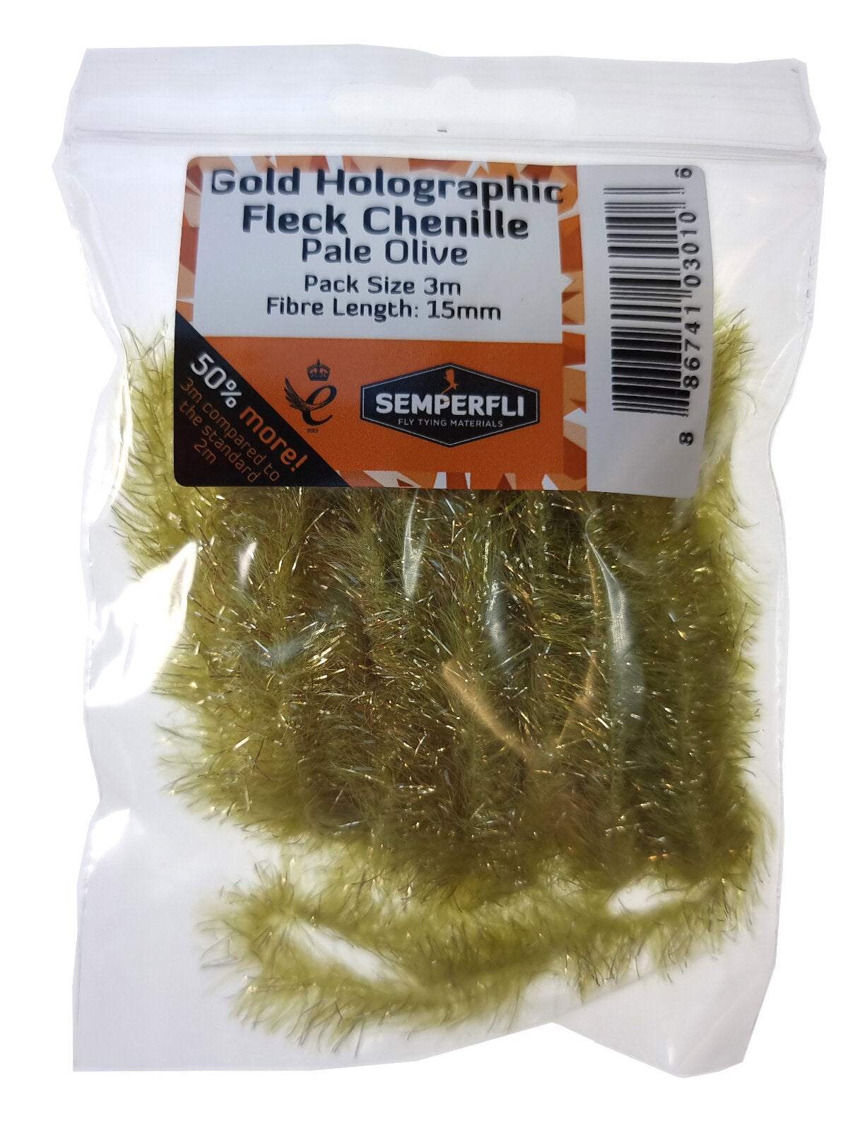 SemperFli Gold Holographic Fleck Chenille