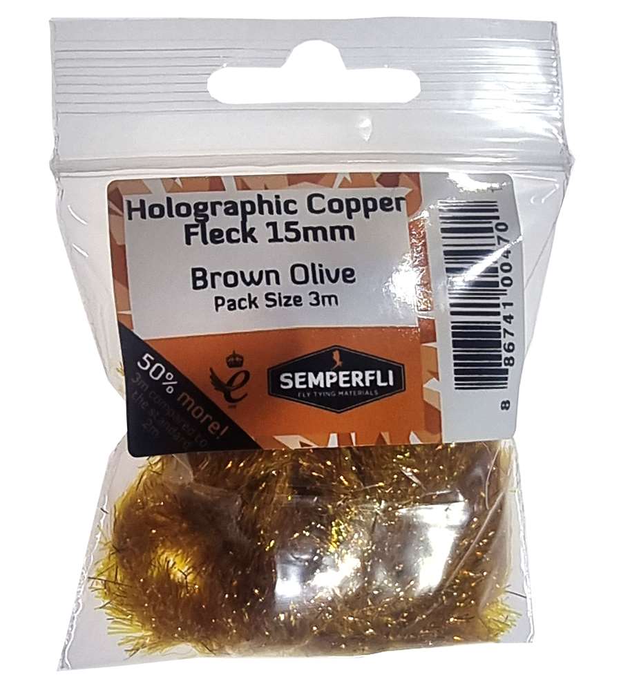 Copper Tinsel Fleck