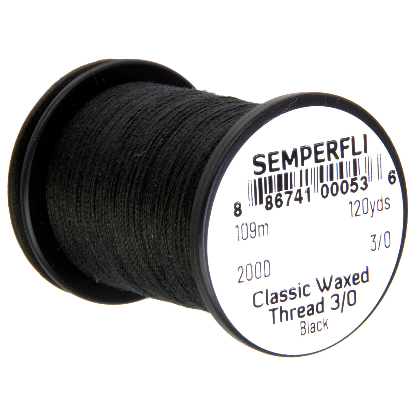 SemperFli Classic Waxed Thread 3/0, many colors