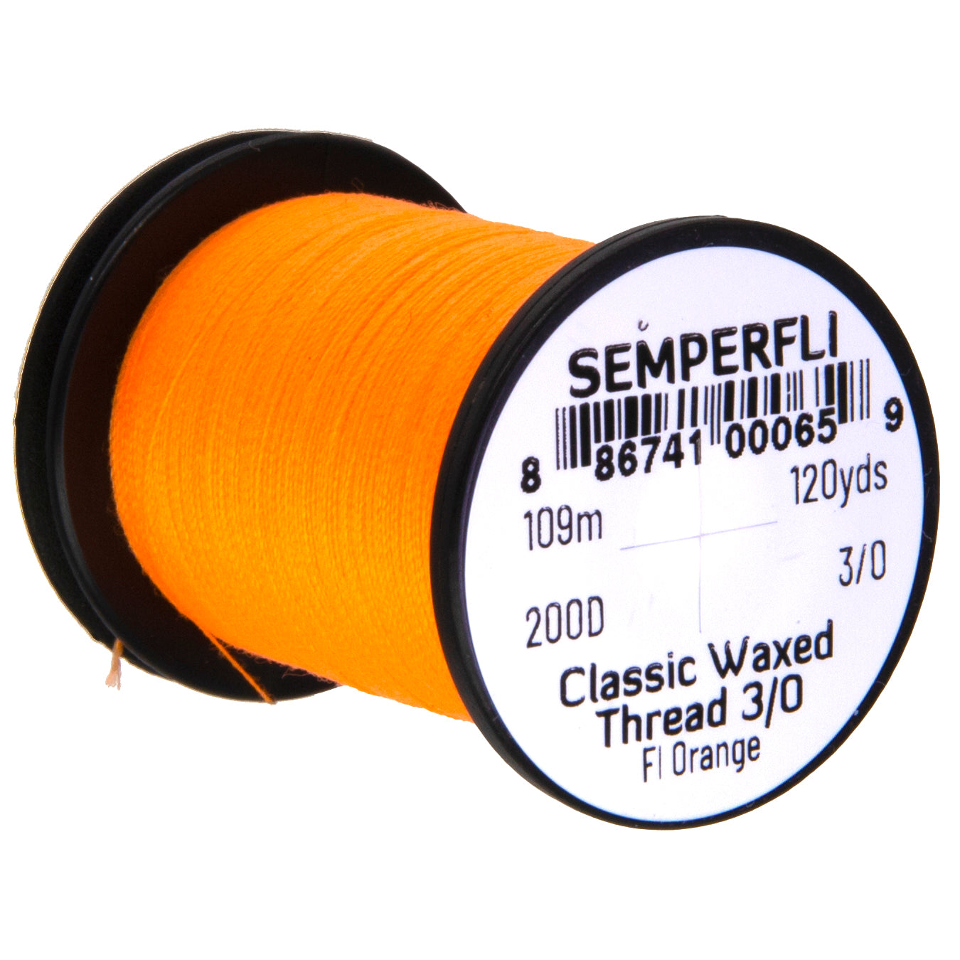 SemperFli Classic Waxed Thread 3/0, many colors