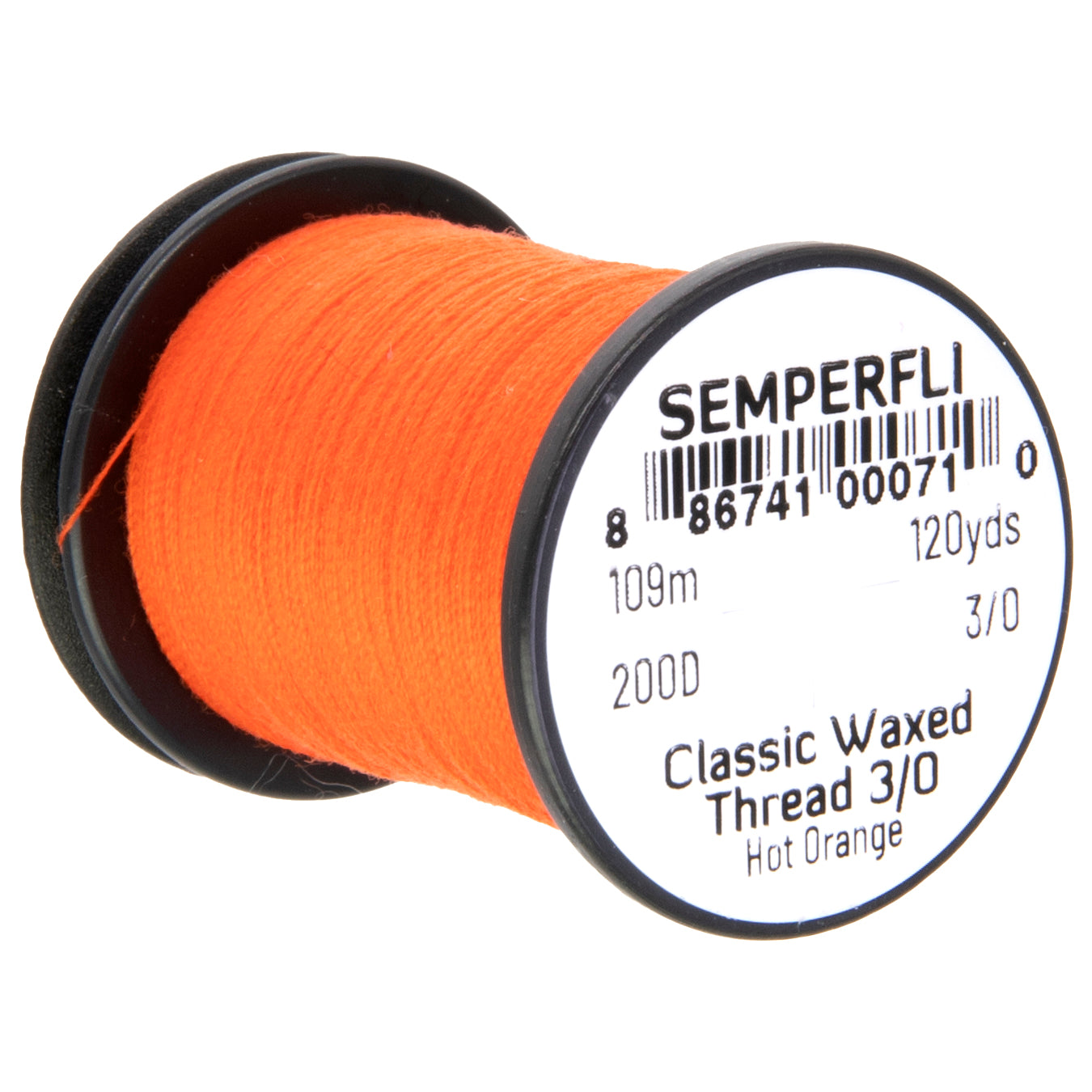 SemperFli Classic Waxed Thread 3/0, many colors