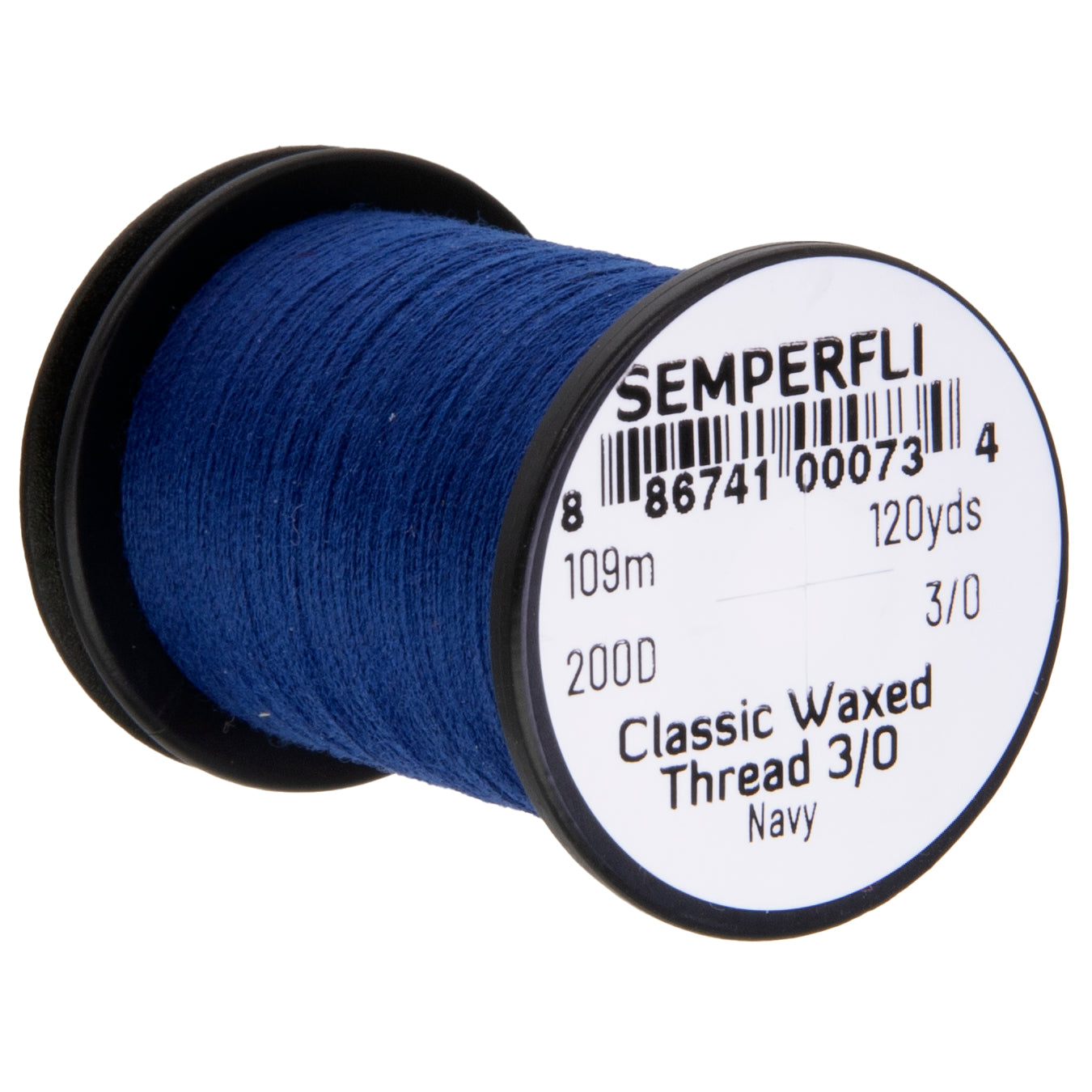 SemperFli Classic Waxed Thread 3/0, many colors