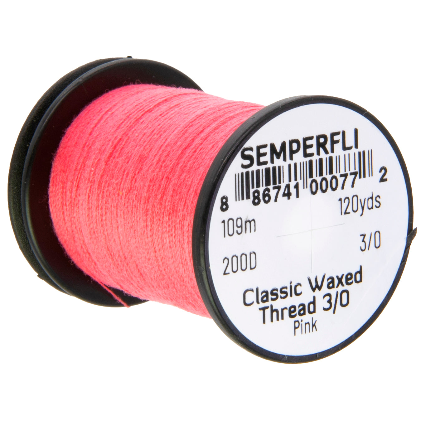 SemperFli Classic Waxed Thread 3/0, many colors