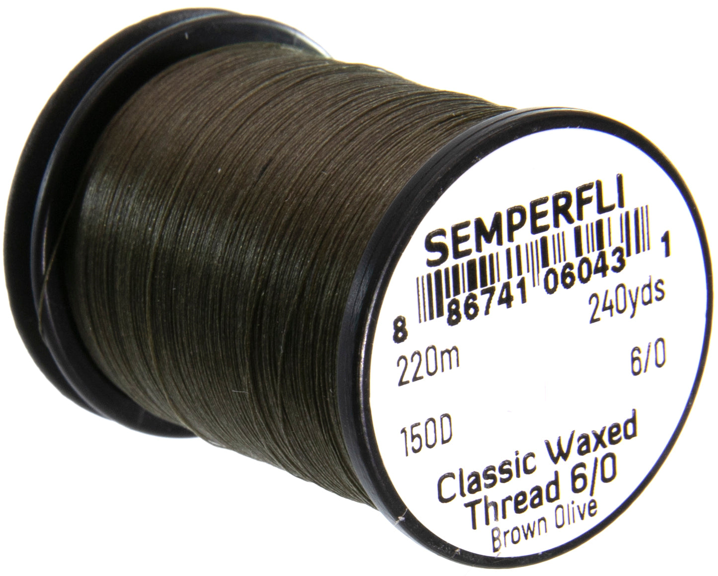 SemperFli Classic Waxed Thread 6/0 - many colors