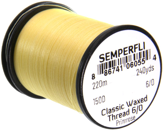 SemperFli Classic Waxed Thread 6/0 - many colors