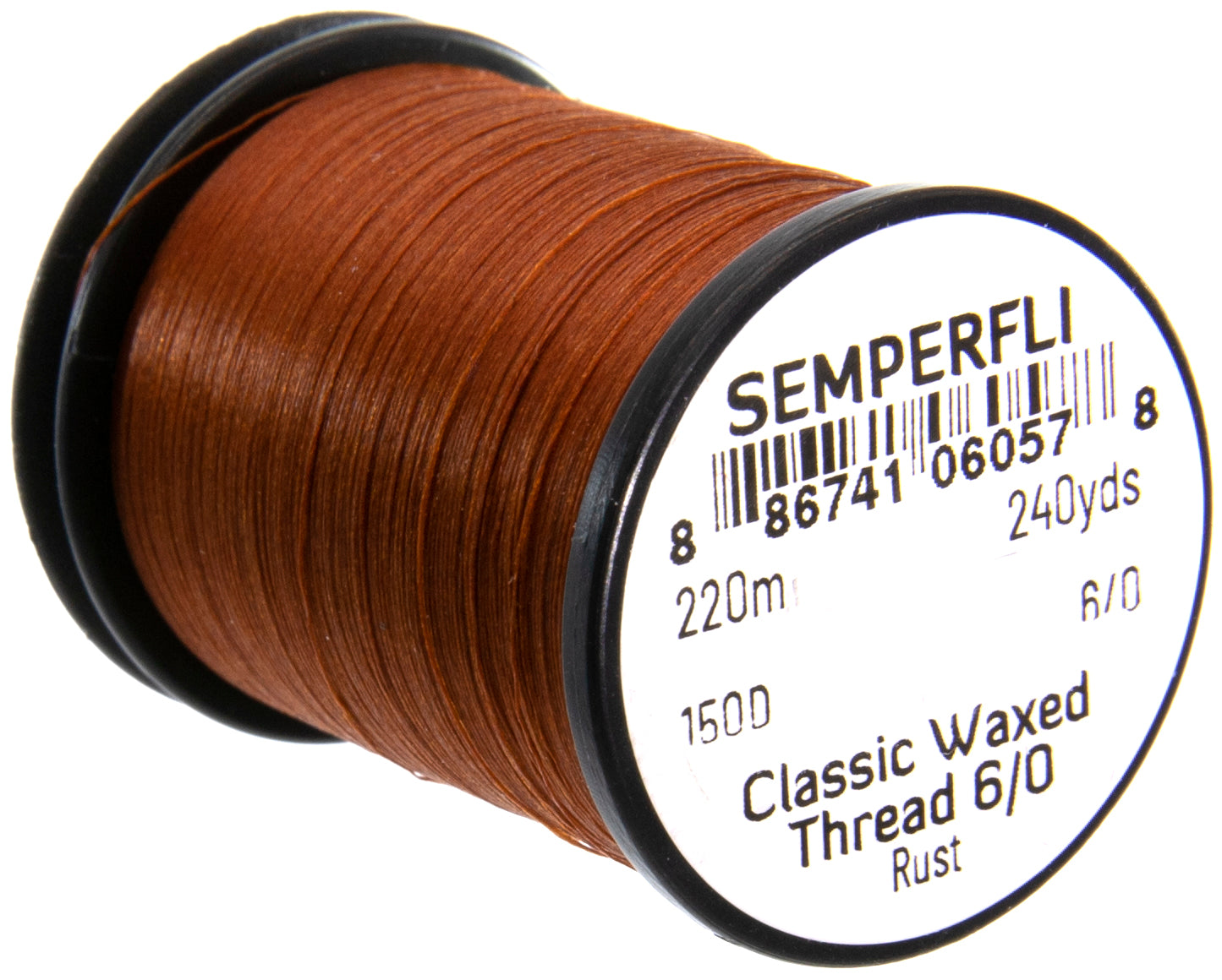 SemperFli Classic Waxed Thread 6/0 - many colors