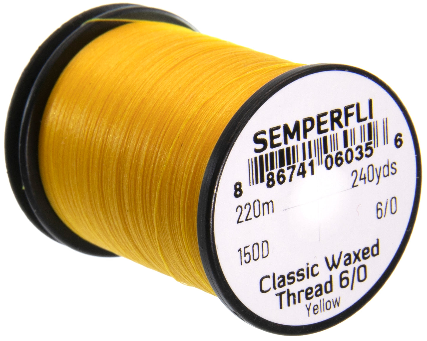 SemperFli Classic Waxed Thread 6/0 - many colors