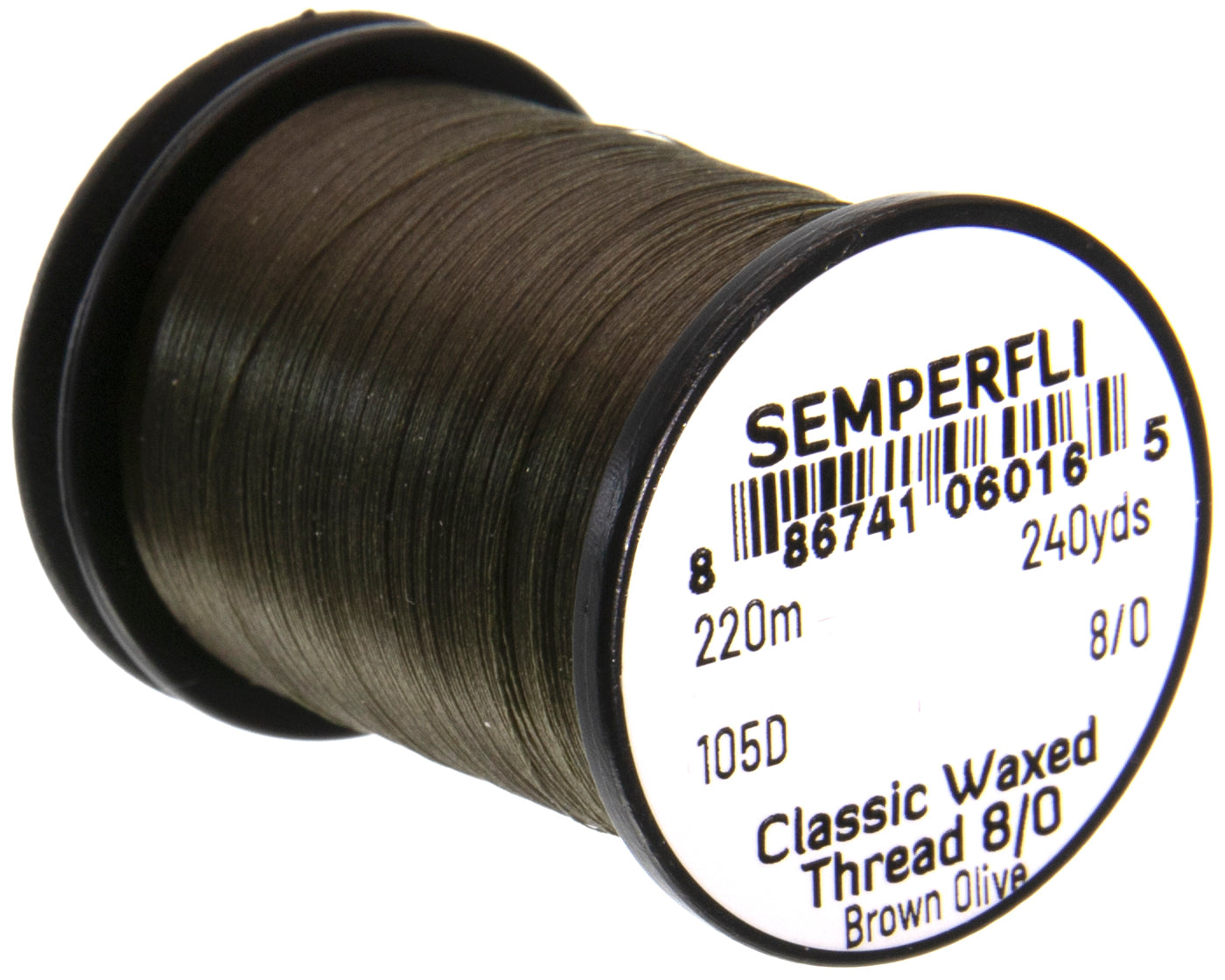 SemperFli Classic Waxed Thread 8/0 - many colors