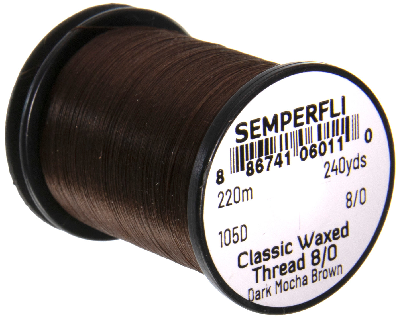 SemperFli Classic Waxed Thread 8/0 - many colors