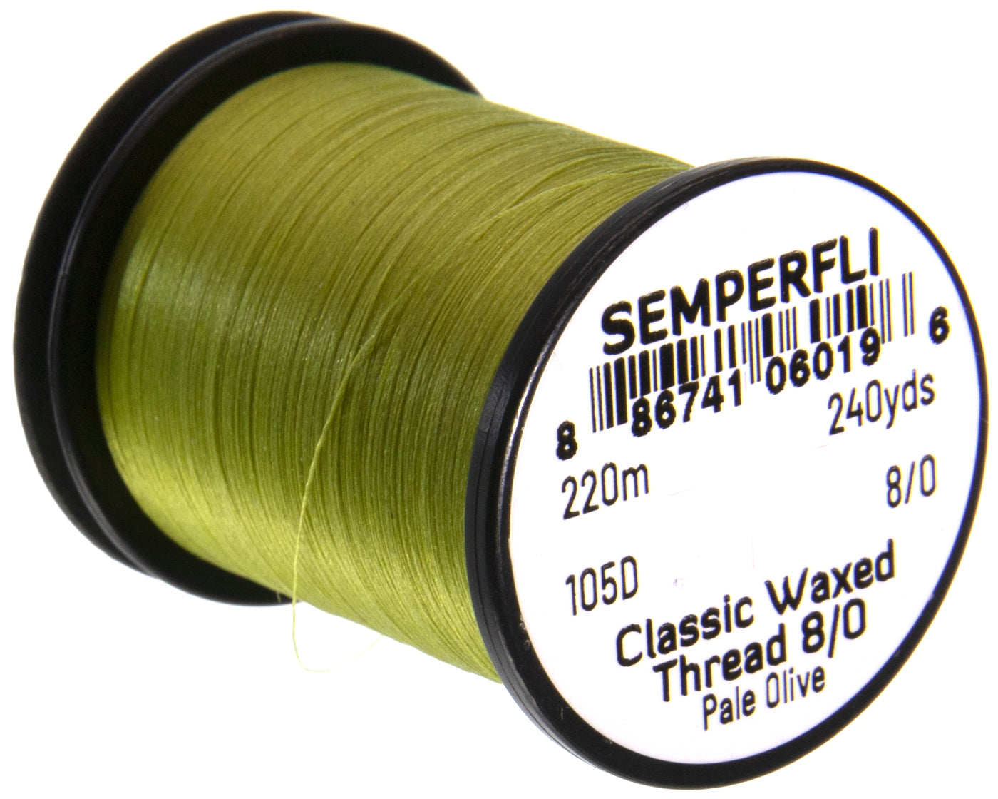 SemperFli Classic Waxed Thread 8/0 - many colors