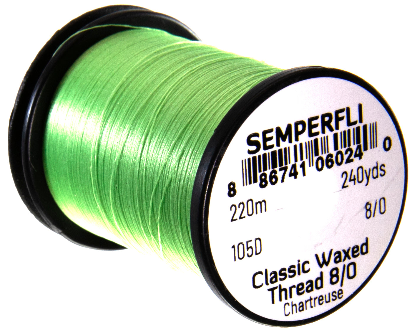 SemperFli Classic Waxed Thread 8/0 - many colors