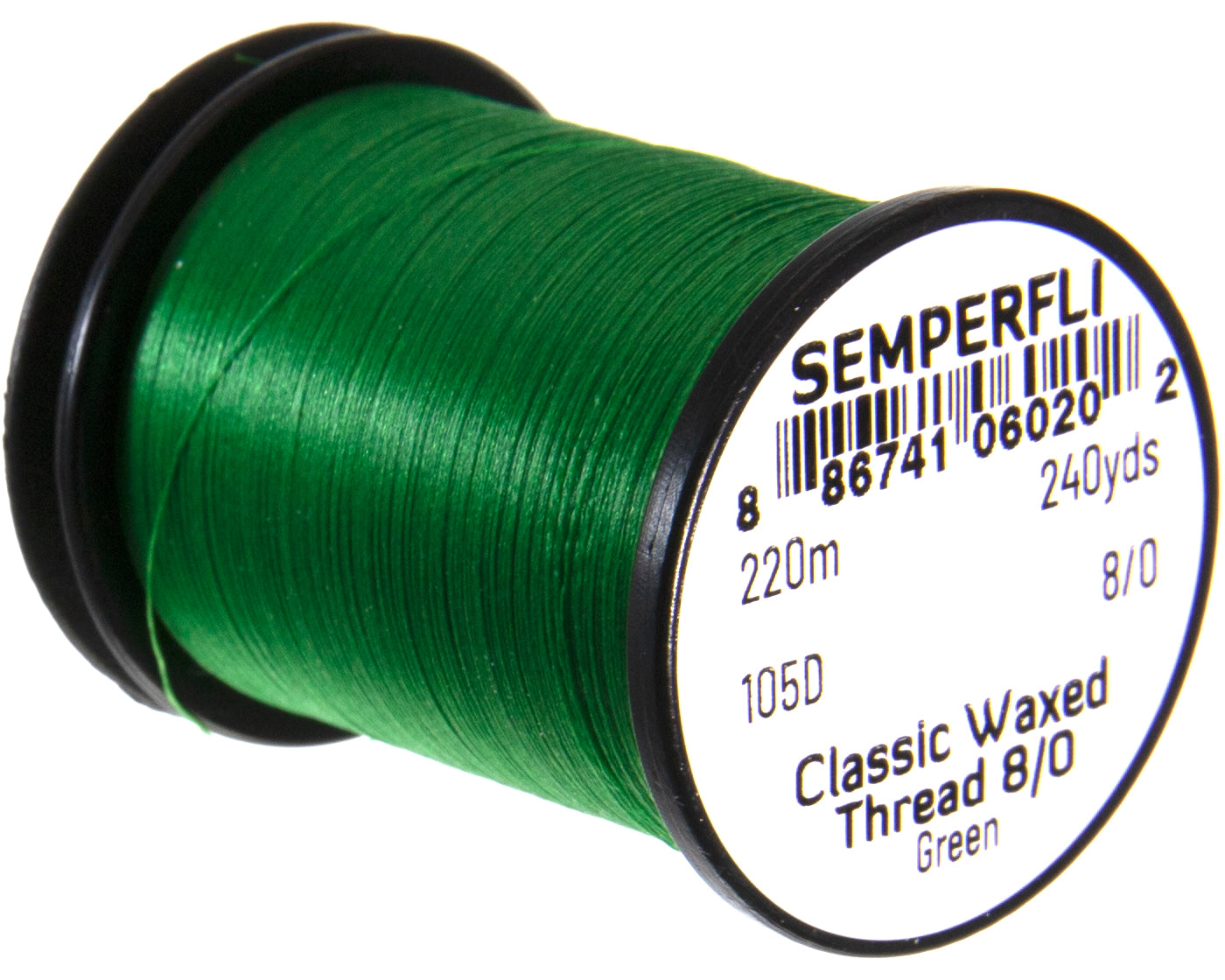 SemperFli Classic Waxed Thread 8/0 - many colors