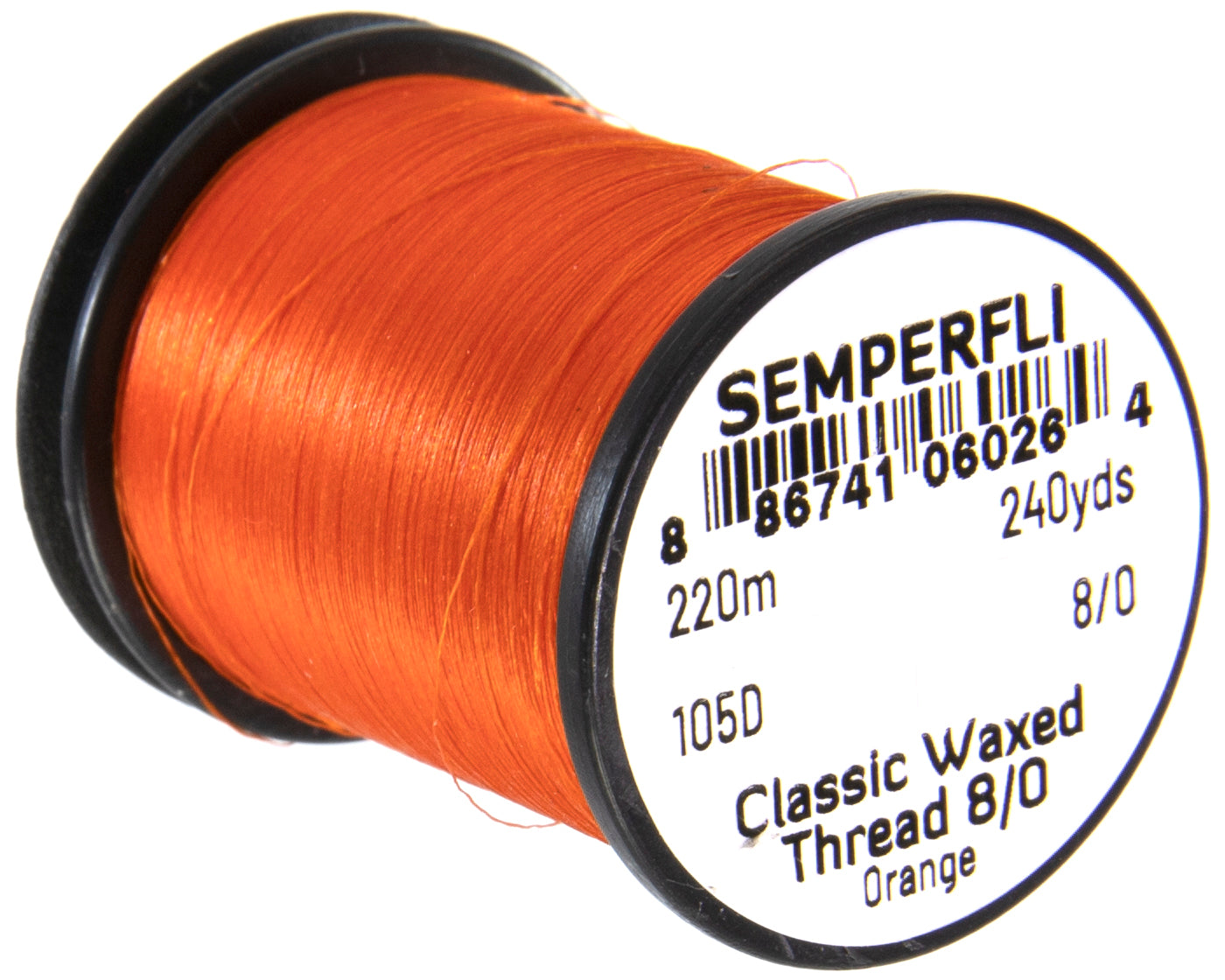 SemperFli Classic Waxed Thread 8/0 - many colors