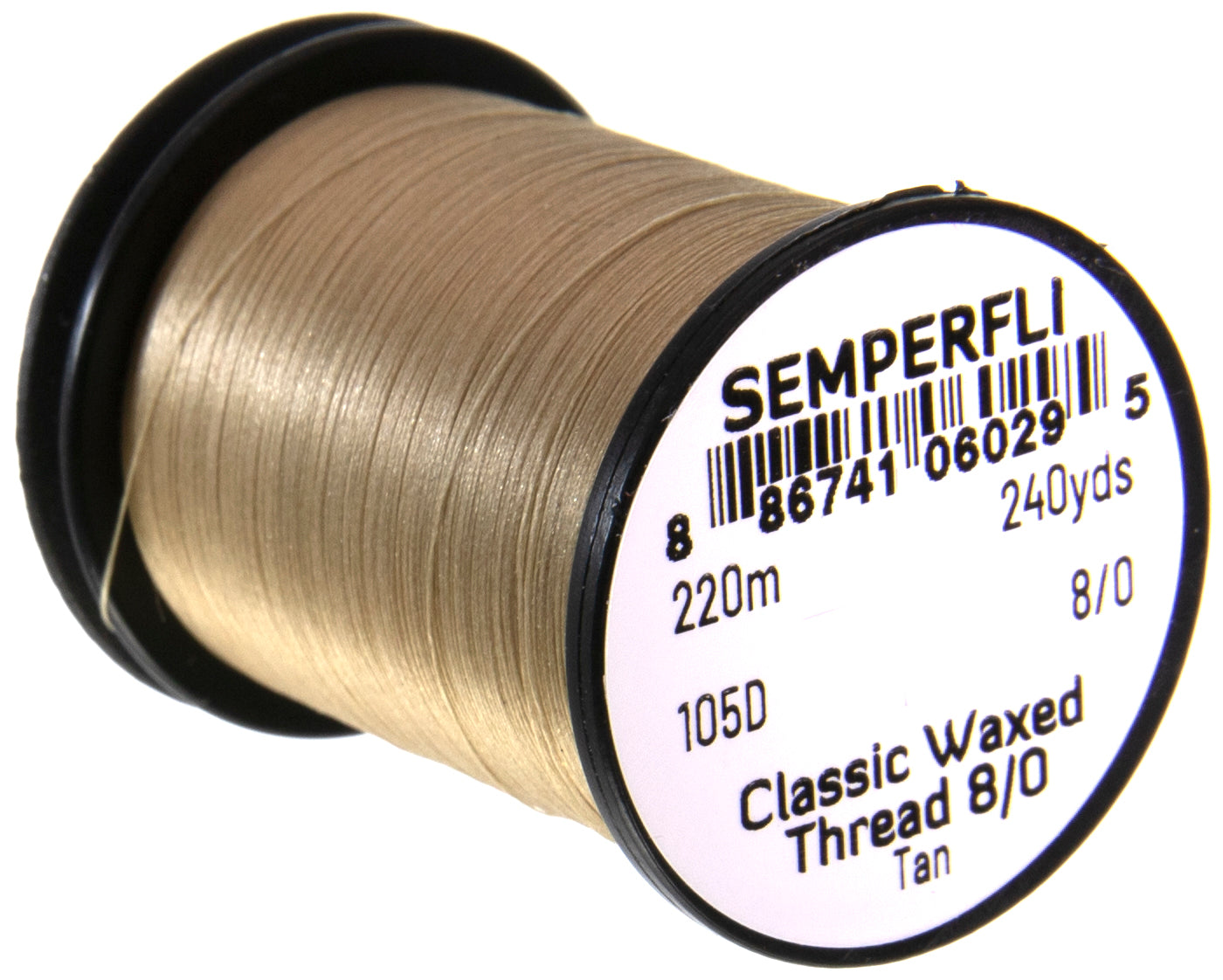 SemperFli Classic Waxed Thread 8/0 - many colors