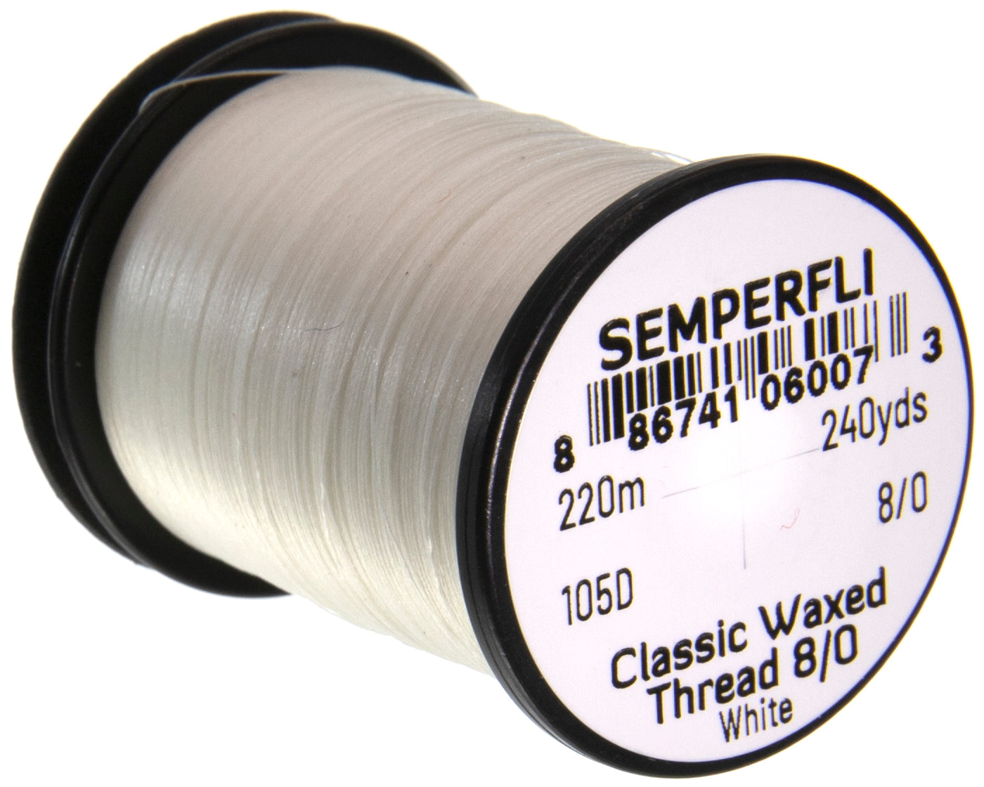 SemperFli Classic Waxed Thread 8/0 - many colors