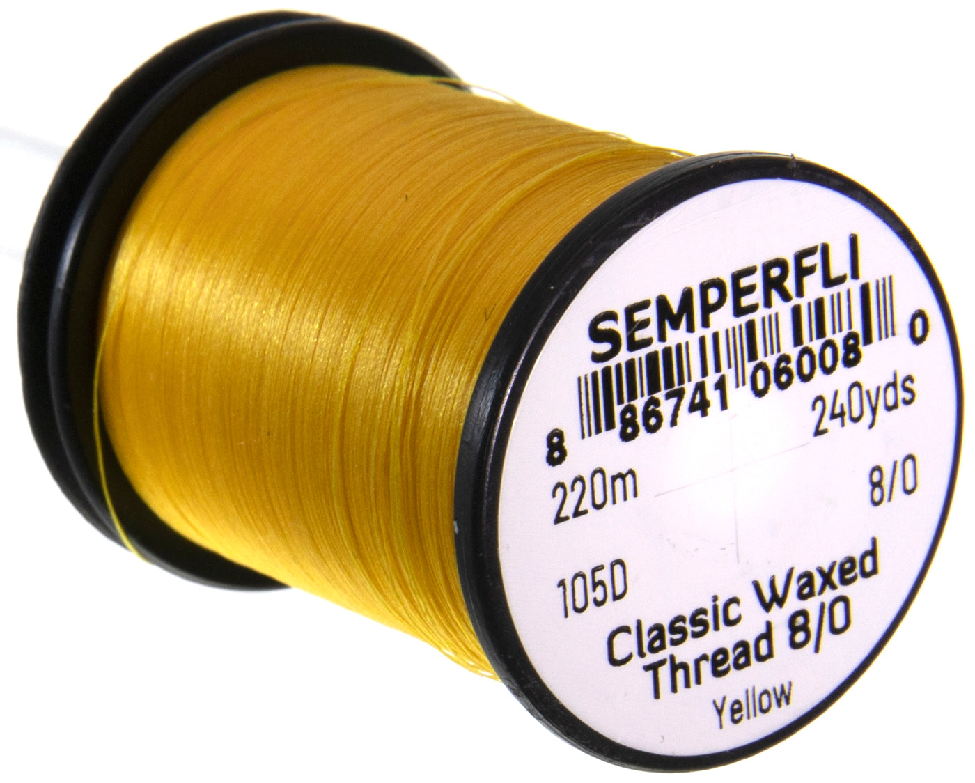 SemperFli Classic Waxed Thread 8/0 - many colors