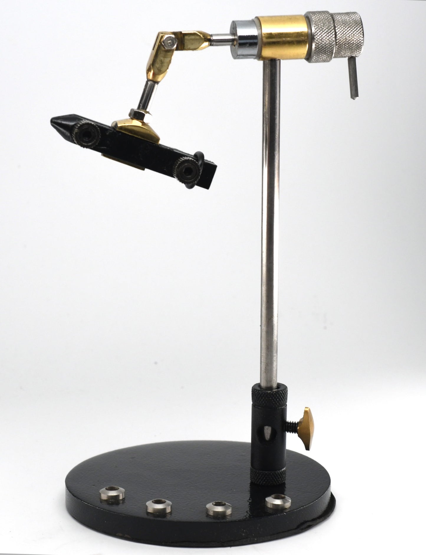 Deluxe Rotary Fly Tying Vise - Kit Including Weighted Base and Vise