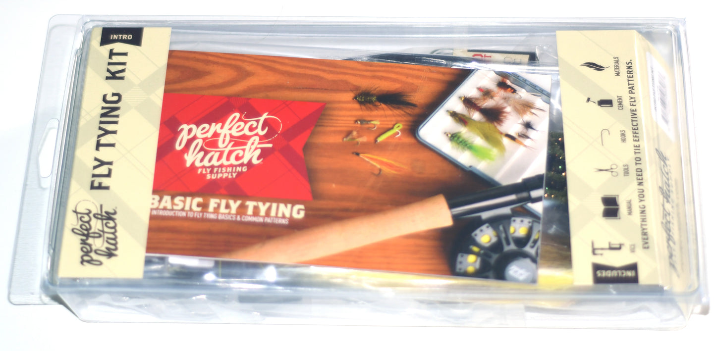 Perfect Hatch Fly Tying Kit with Tools and Materials