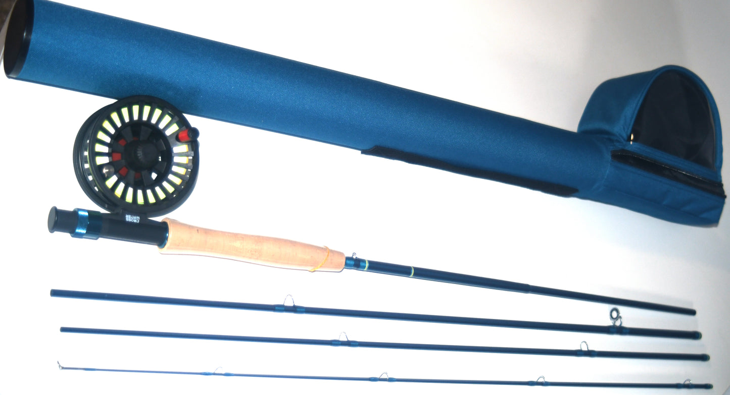 Redington Crosswater Fly Rod Combo - 5 Wt - Rod, Reel, Line, and Case