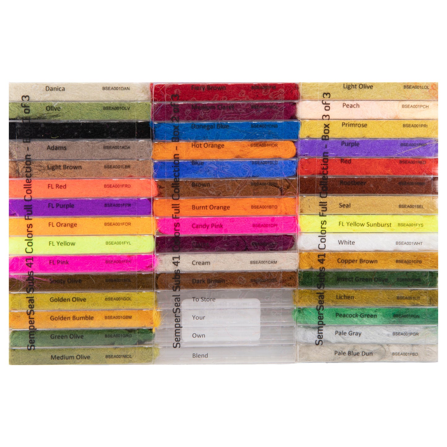 SemperSeal Subs  Full Collection 36 Colors