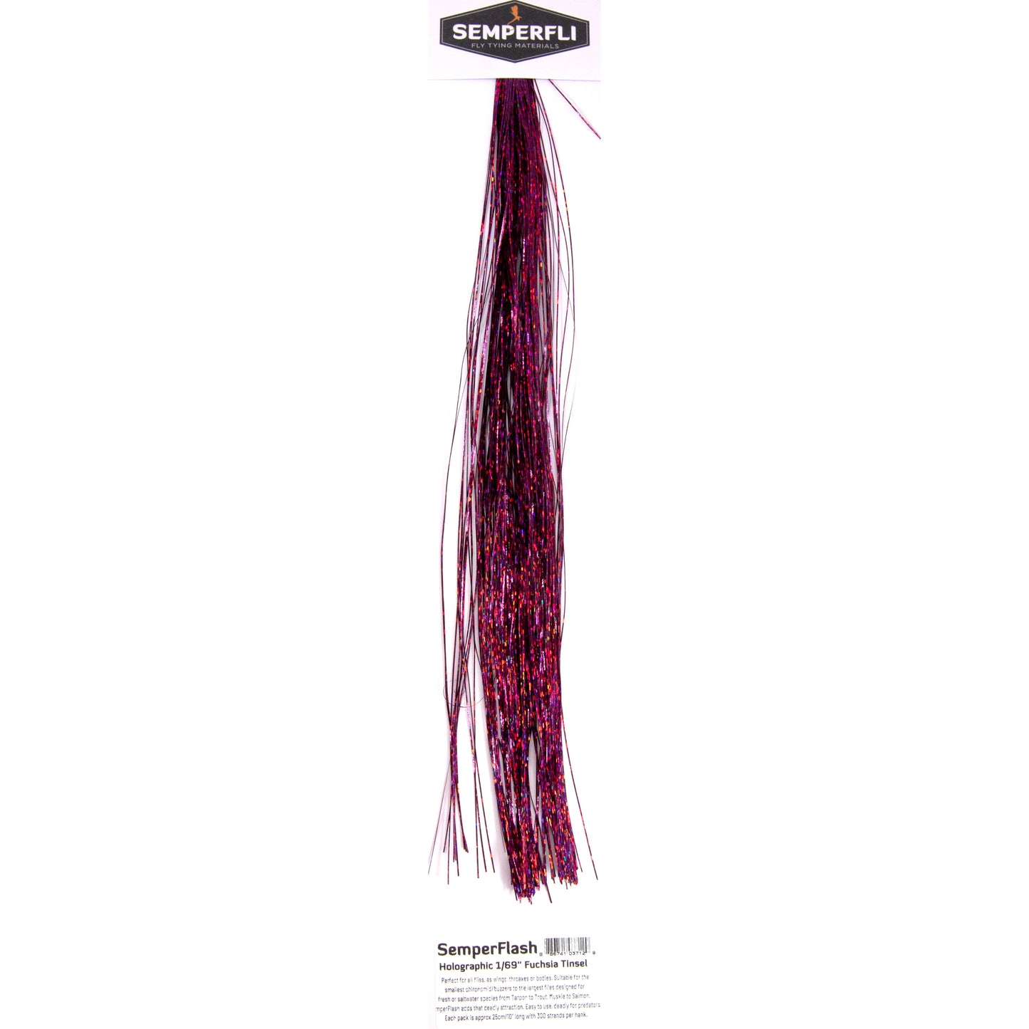 SemperFlash Holographic 1/69" Red Tinsel..