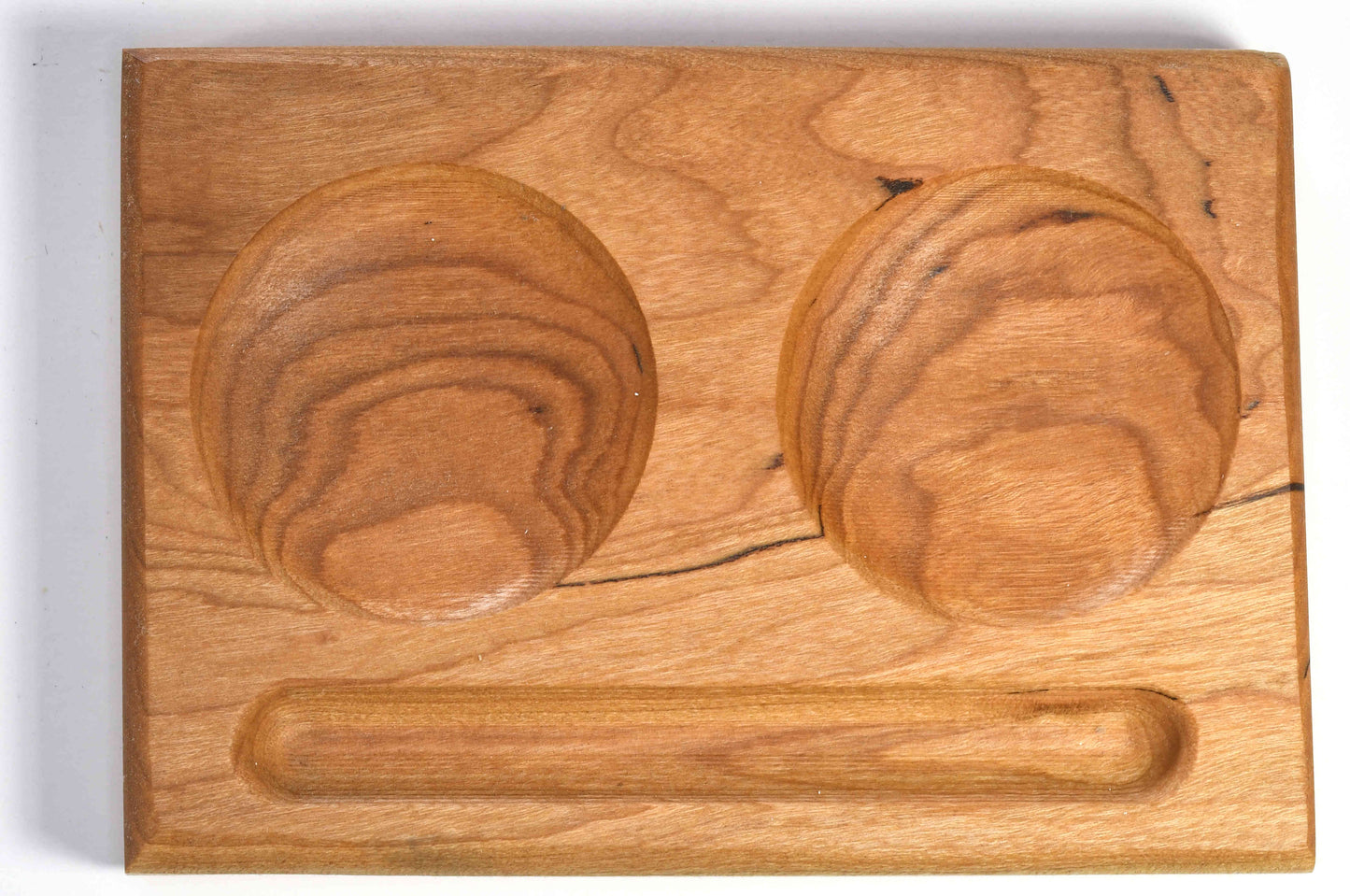 Hardwood Hook and Bead Tray - Hand Crafted - Designed for staging hooks and beads